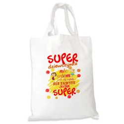 Torba na zakupy dla DZIEWCZYNY Super Dziewczynka